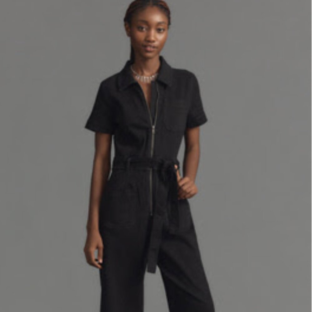 Anthropologie (worn once) Maeve The Colette Weekend Denim Jumpsuit